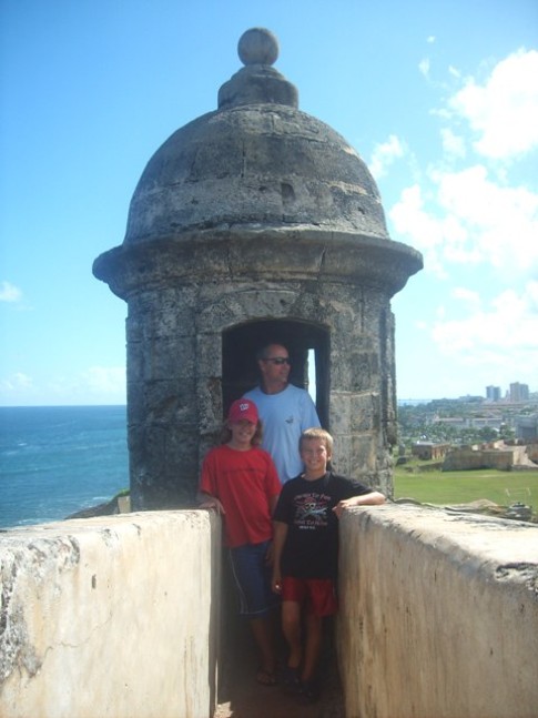 Day 2 of vacation- Castillo de San Cristobal in old San Juan built in 1625 by the Spanish